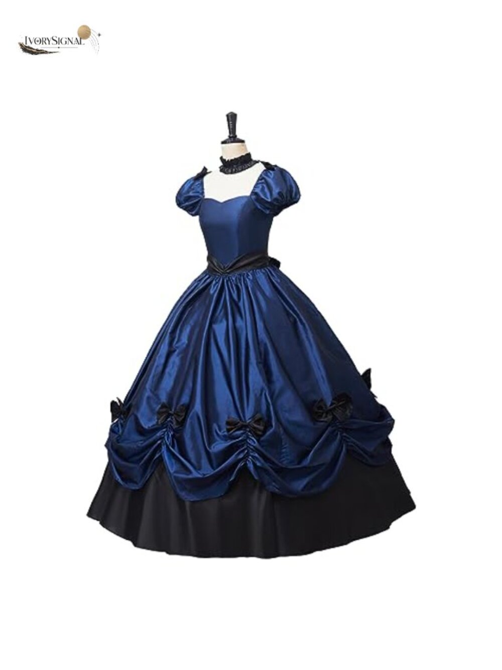 Gothic Victorian Rococo Ball Gown Masquerade Prom Dress - Picture 2 of 5